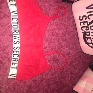 Victoria’s Secret red bralette